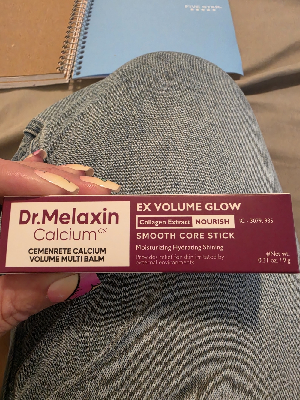 Dr. Melaxin Calcium EX Volume Glow Smooth Core Stick — Burgundy